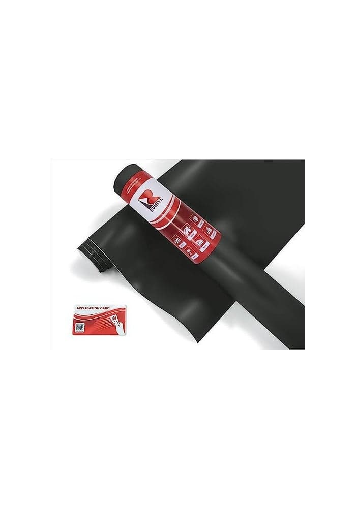 Rvinyl 3M 2080 DM12 Dead Matte Black Vehicle Car Wrap Film Sheet Roll with Application Card - 5ft x 2ft