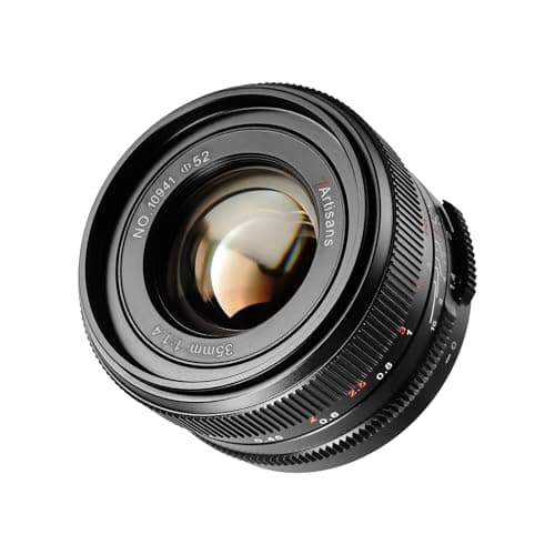 7artisans 35mm F14 Mark Full Frame Manual Focus Prime Lens Large Aperture Compatible with Sony E Mount Cameras A7 A7R A7S A7R A7S A9 A7C A1 A7RIII A7III A7RIV A9II etcBlack