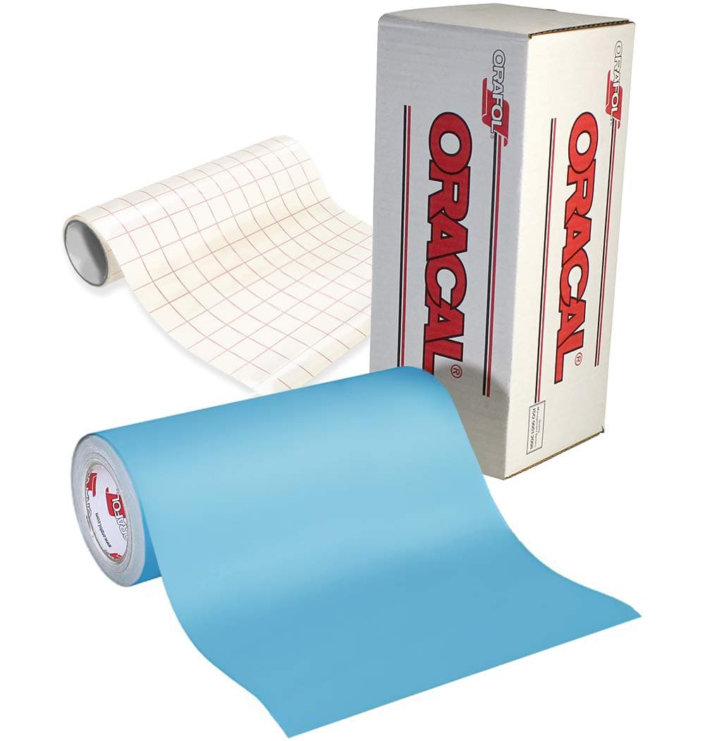 ORACAL Oramask 813 LowTack Paint Stencil Vinyl Roll Bundle 6ft x 1ft wTransfer Paper