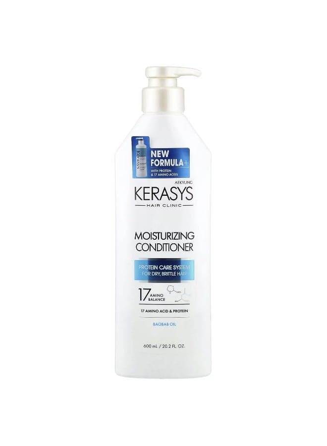 Kerasys, Moisturizing Conditioner, Baobab Oil, For Dry, Brittle Hair, 20.2 fl oz (600 ml)
