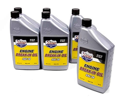 Lucas Oil 10630 Engine BreakIn Oil SAE 3032 FL OZ Pack of 6