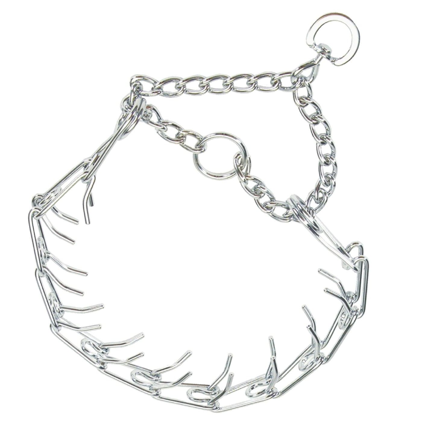 Coastal Pet Titan Dog Prong Training Collar - Rust-Resistant and Prong Metal Training Chain Collar for Dogs - Quality Supplies - 3.3 mm x 20"