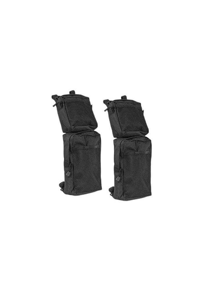 FCOUIID COCO ATV Fender Bags 2-Pack - Black ATV Tank Saddle Bags for Cargo Storage