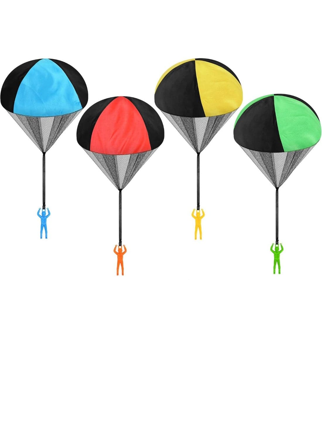 4PCS Parachute Toys , For Kids Outdoor Play , Hand Throw Parachutes, Kindergarten Parent-Child Activity Toys , Parachutes Outdoor Tossing Game, Outdoor Flying Parachute For Boys And Girls, Novelty Gifts