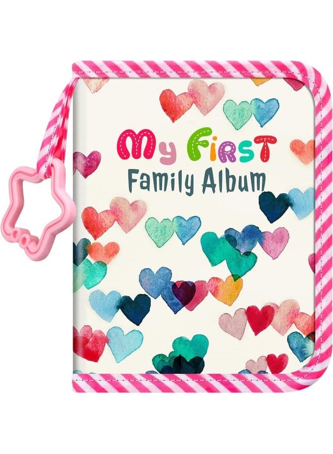 Fintie Baby Photo Album 4x6 Inch, 18 Photos My First Family Album Book with Soft Cloth Cover & Hook for Newborn/Toddlers/Kids/Baby Shower Memory Birthday Gifts