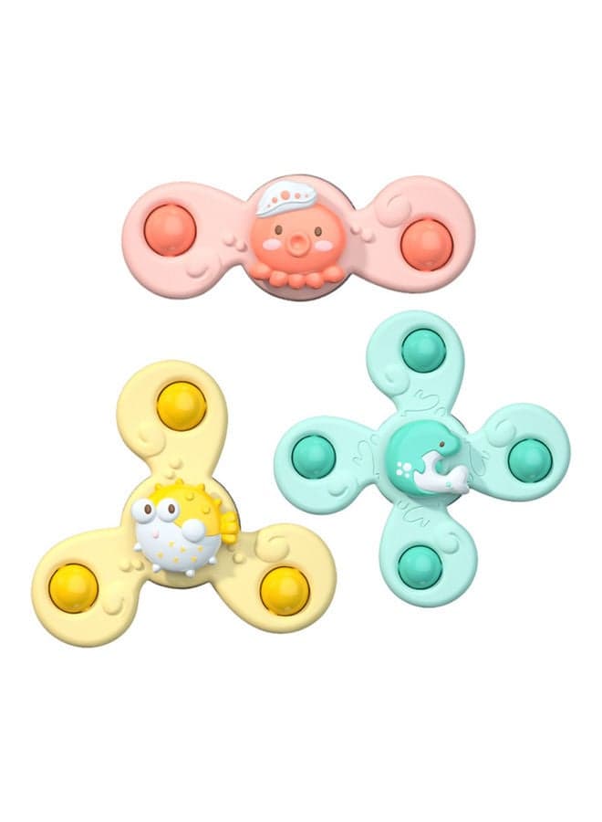 3-Piece Suction Happy Bath Toy