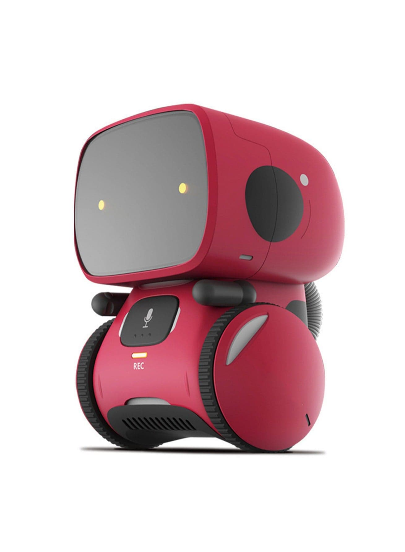 Red English Boy And Girl Robot, Talking Toy, Smart Buddy And Teacher, With Voice Control And Touch Sensor, Can Sing, Dance, Repeat, Gift Toy For Kids Ages 3 And Up