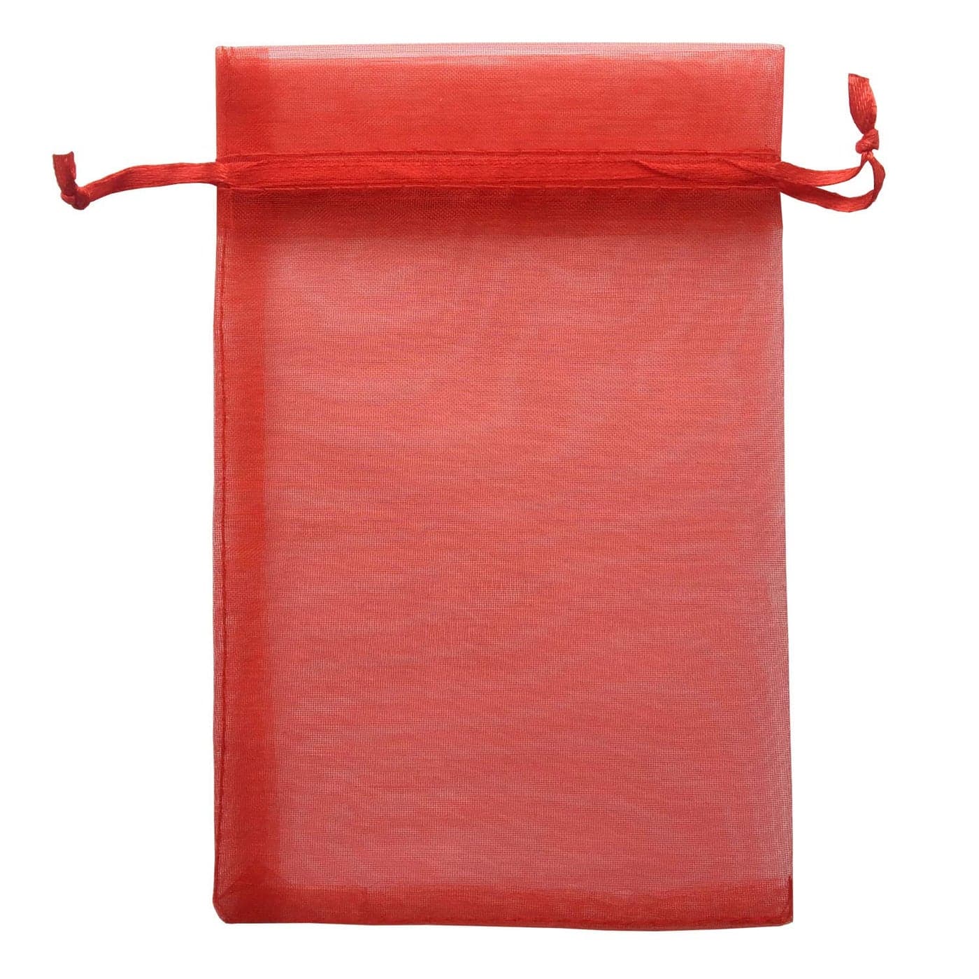 Pimuza 50pc 4x6 inches Gifts Wrap Bags RedOrganza Sheer FabricDrawstring Sachet for Baby Shower FavorCoinNecklace Treasure TrinketRetailerCompanyBeansFestival DecorLip GlossSeashellEaster
