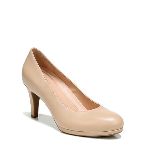 Naturalizer Womens Michelle Pump Tender Taupe Leather 11 M