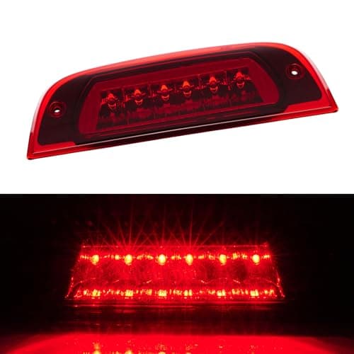 Cxdar Third 3rd Brake Light LED for 2002-2007 Jeep Liberty, High Mount Rear Brake Lights Assembly for 02-07 Liberty, Waterproof Center Cab Lamp Stop Light (Red)