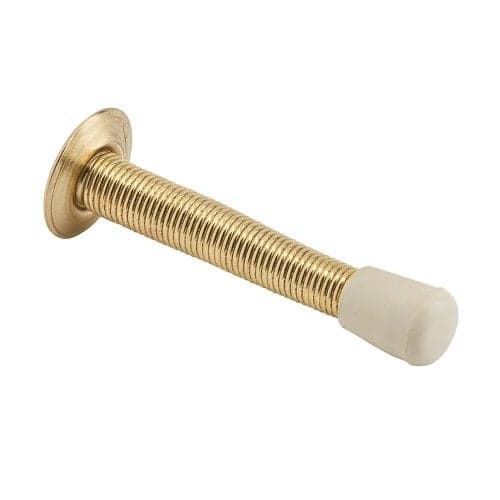 SCHLAGE 060F3 Flexible Door Stop, Bright Brass