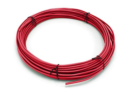 THE CIMPLE CO 10 Feet (3 Meter) - Insulated Solid Copper THHN/THWN Wire - 14 AWG, Made in The USA, Residential, Commerical, Industrial, Grounding, Electrical Rated for 600 Volts - in Red