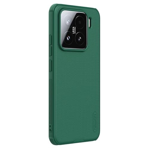 Nillkin Case for Xiaomi Mi 15 (6.36" Inch) Super Frosted Shield Pro Hard Back Soft Border (PC + TPU) Shock Absorb Cover Raised Bezel Camera Protect Green Color