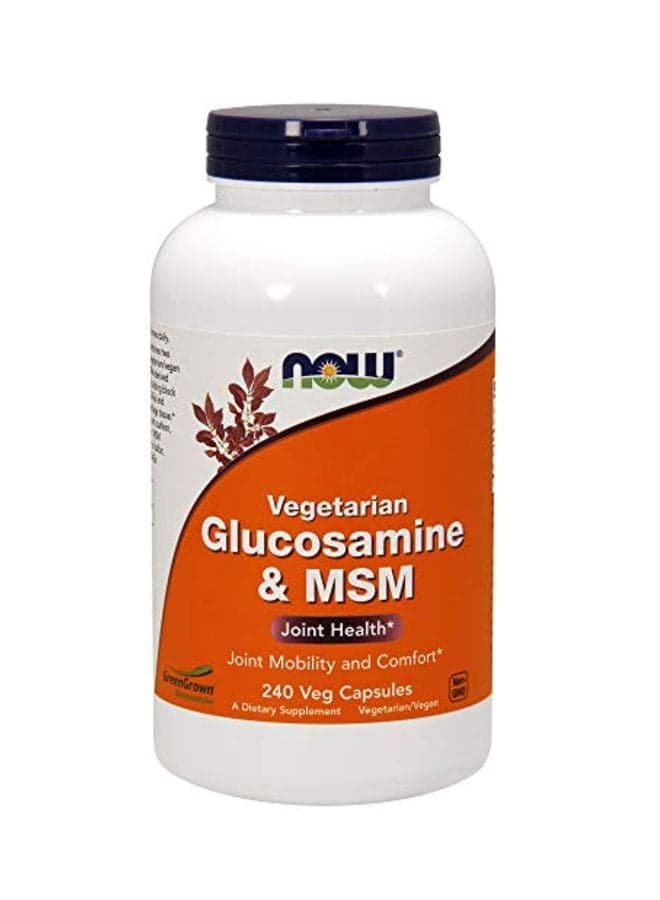 Glucosamine And MSM Dietary Supplement - 240 Vegetarian Capsules