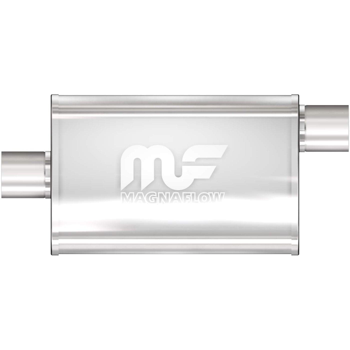 MagnaFlow Performance Exhaust Muffler 11366 2525 InletOutlet 4x9x11 Oval Stainless Steel Satin Finish