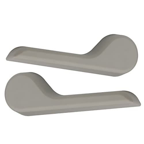 APPERFiT Seat Recliner Handle Lever Front Left+Right Side (Gray) Compatible with 2007-2013 Chevy Avalanche Silverado Suburban, GMC Sierra Yukon Replaces 15232596 15232600