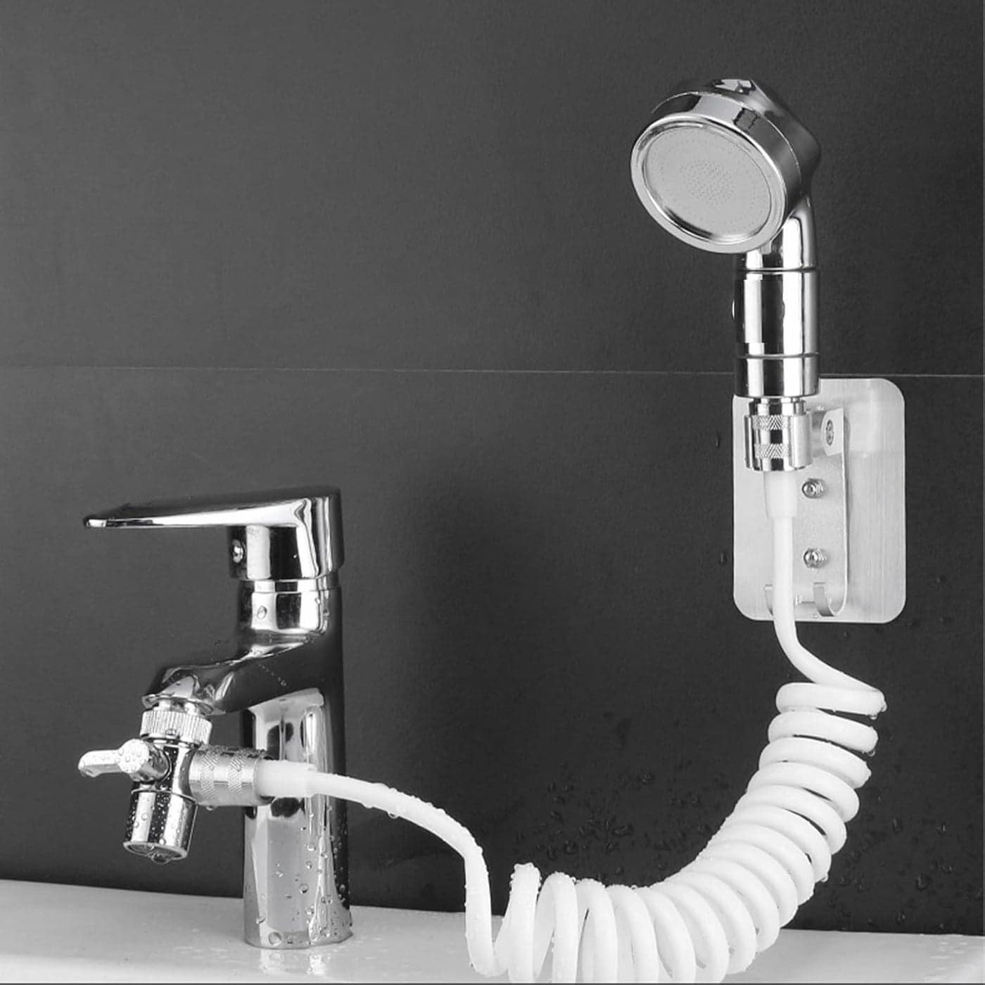 Deoxys Hand Shower Set External Sink Shower ShowerShower Head Set With Hose And Stand3 Spray Types Bathroom Installations For Washing Hair Sink Cleaning And Bidet