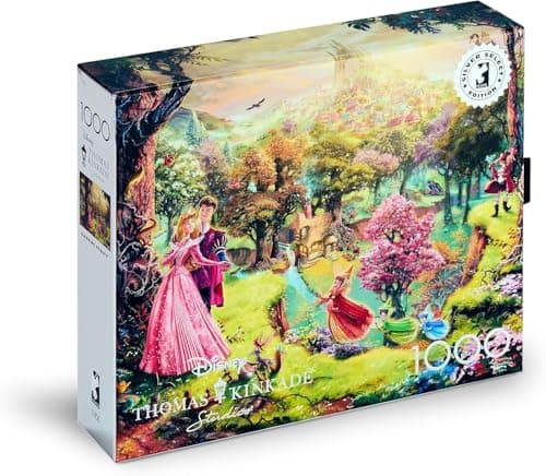 Buffalo Games Ceaco Silver Select TK Disney Sleeping Beauty 1000 Piece Jigsaw Puzzle for Adults Challenging Puzzle Perfect for Game Nights