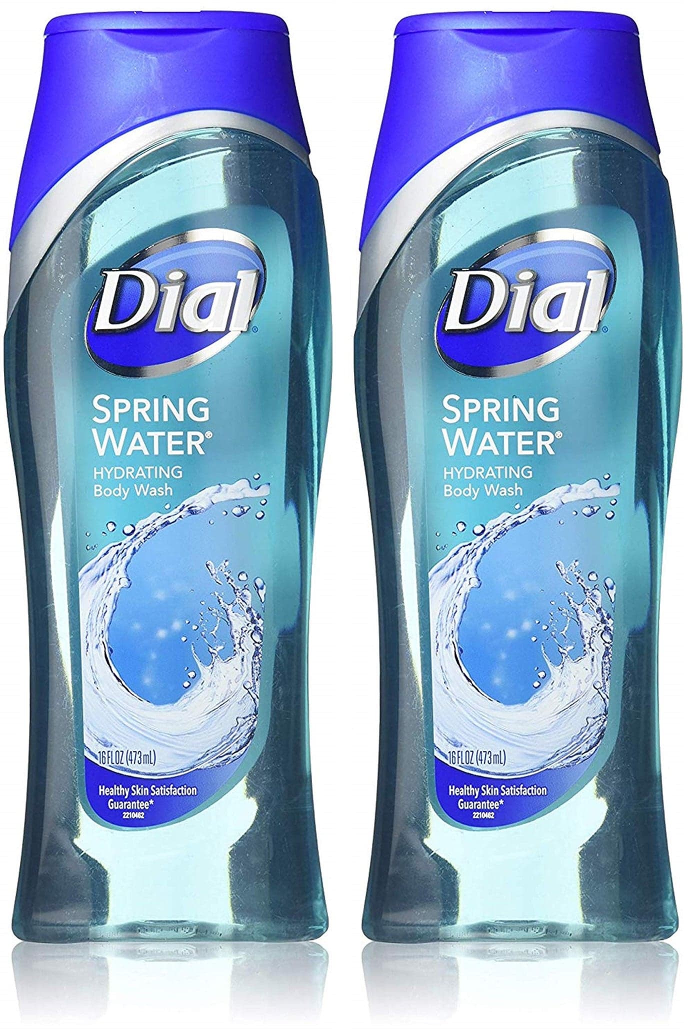 Dial Body Wash Spring Water 16 Ounce Hydrating 473ml Pack of 2