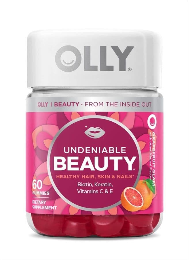 Undeniable Beauty Grapefruit Glam, 60 Gummies