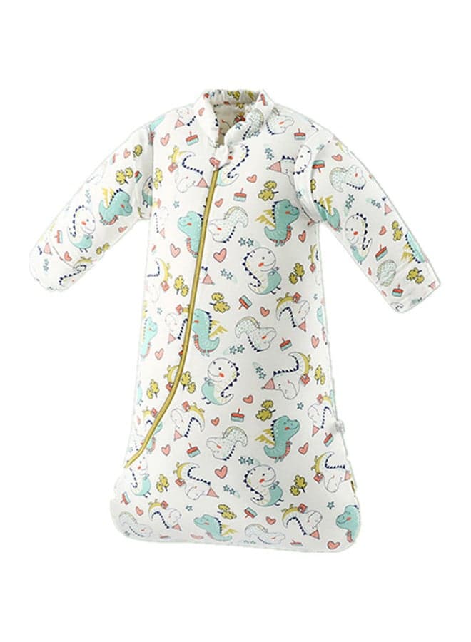 Comfortable Pure Cotton Baby Swaddle Wrapping With Zipper Blocking And Detachable Sleeve