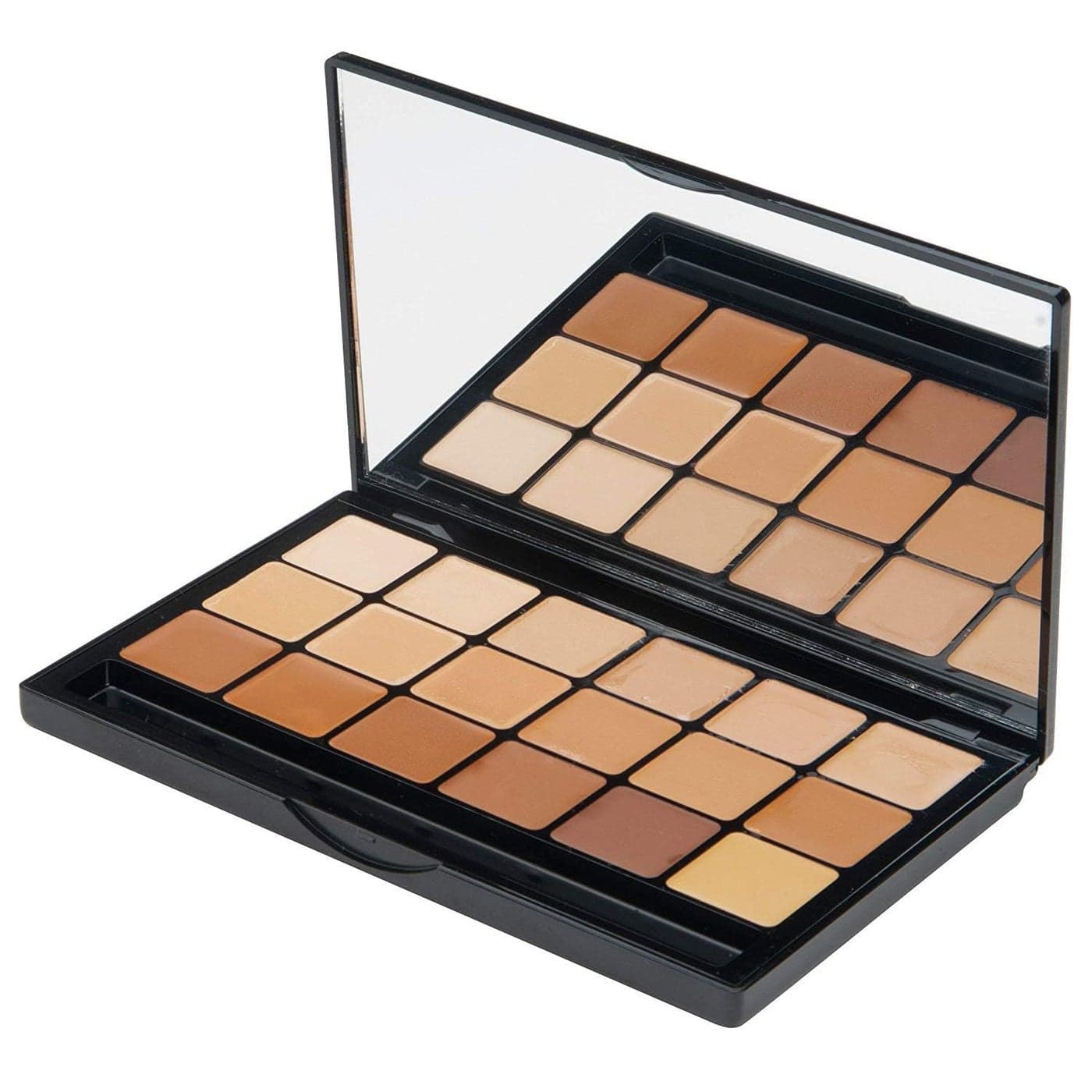 Graftobian Glamour Crme Ultra HD Foundation Super Palettes Foundation Palette Contour Makeup Foundation for Professional Makeup Kit Face Makeup for Full Coverage Warm Color