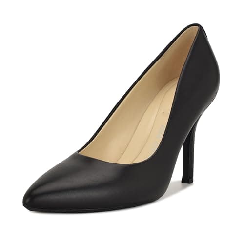 Nine West Women's Fifth9x9 Pump, Black Leather, 6.5