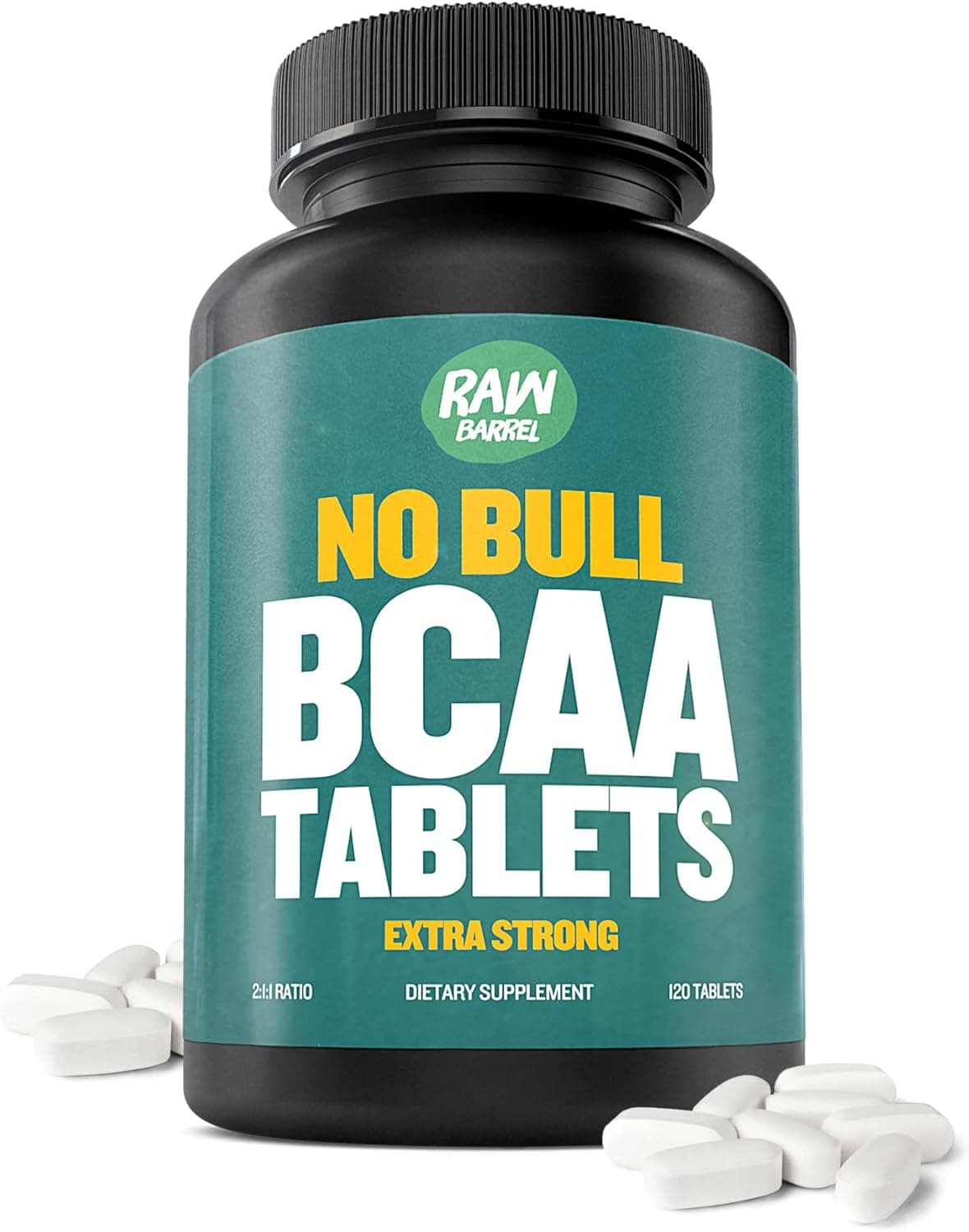 BCAA Tablets 1000 mg Branched Chain Amino Acids Supplement for Muscle Recovery Energy Pre or Post Workout BCAAs for Men Women 120 Pills Natural Pure GMO Free
