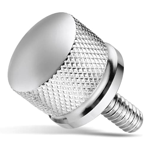 PBYMT Seat Bolt Screw Compatible with Harley Davidson 19972026 Softail Dyna Sportster Wide Glide Street Bob Fat Bob Touring Street Glide Electra Glide Road King Chrome