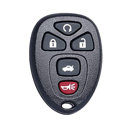MechanMagic Remote Key Fob Replacement Fits for Chevy Impala 20062013 Cadillac DTS Buick Lucerne Chevrolet Monte Carlo Keyless Entry Remote Start Control Set of 1