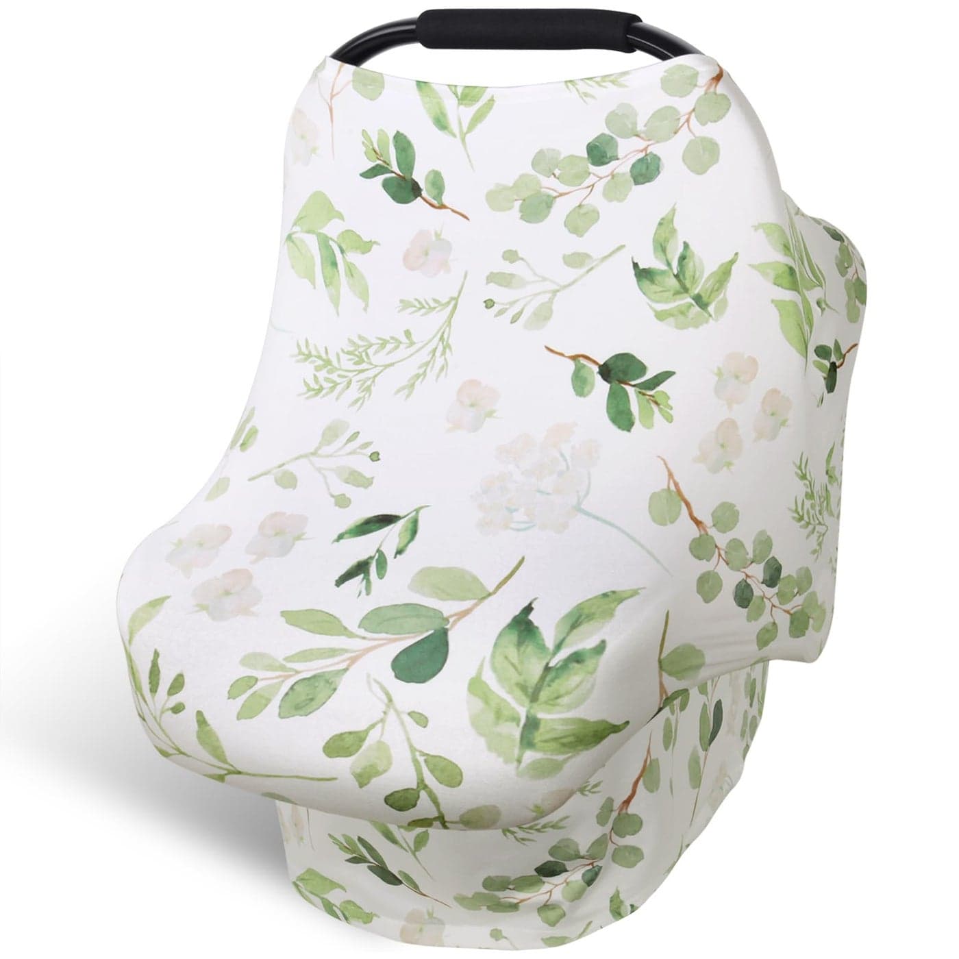 Nursing Cover Breastfeeding Scarf Car Seat Covers for Babies Infant Carseat Canopy Stretchy Soft Breathable MultiUse Cover Ups for Stroller High Chair Shopping Cart Baby Essentials for Summer