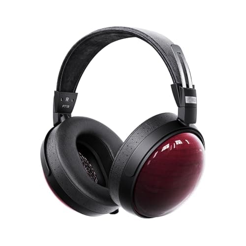 FiiO FT13 Audiophile ClosedBack Headphones 60mm Large Dynamic Driver with WShaped Wool Nano Wood Fiber Diaphragm Premium Purpleheart Wood Design Furukawa Copper Hybrid CablePurple