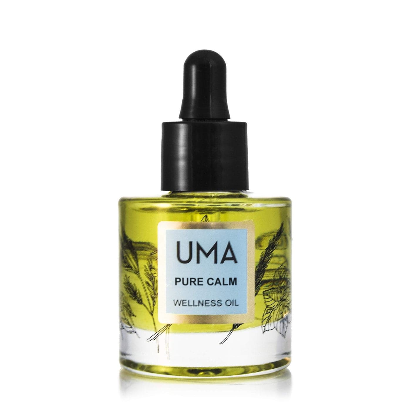 UMA Pure Calm Wellness Oil Nourishing Aromatic Harmonizing 100 Ayurvedic Sustainable Contains chamomile lavender Promotes Mindful Soothing Effect
