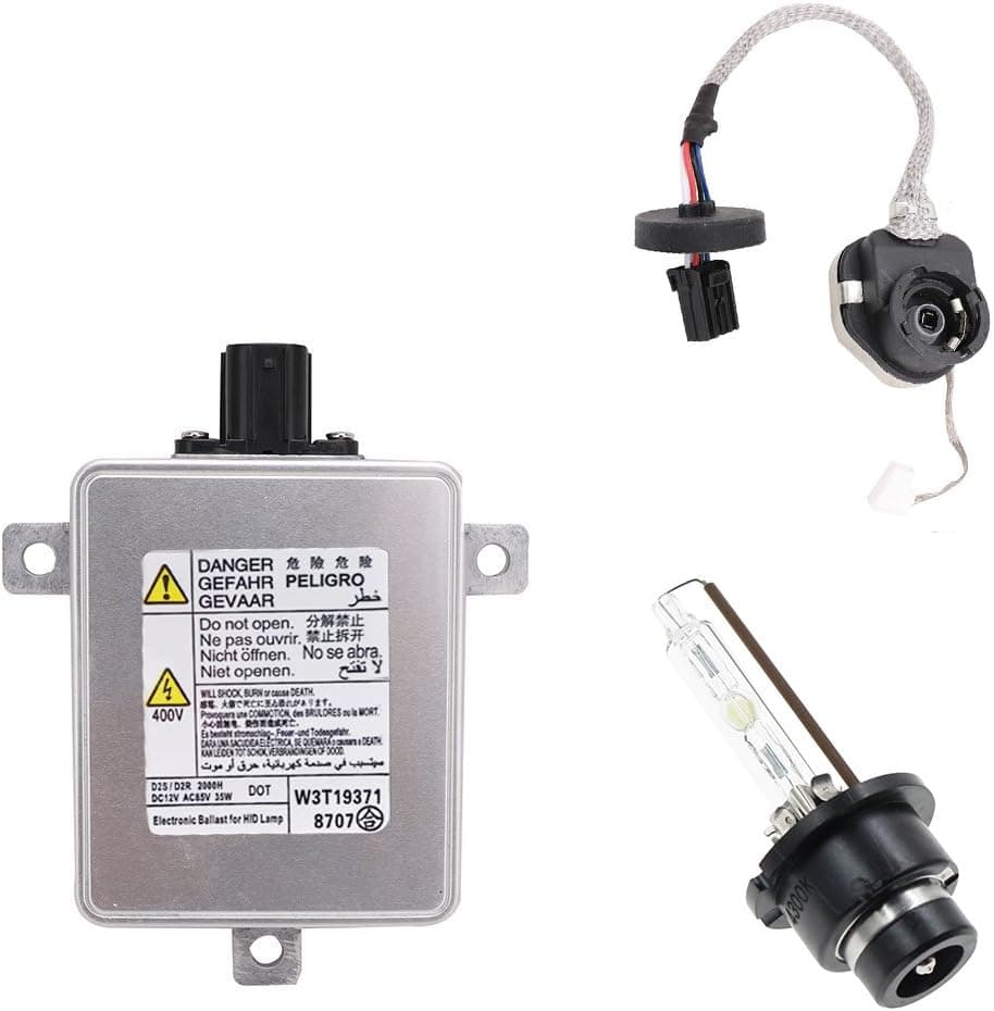 YunStal W3T19371 Xenon HID Headlight Ballast with Igniter and D2S Bulb