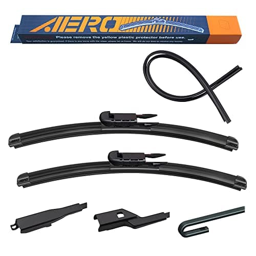 AERO 22"+22" Premium All-Season Beam Wiper Blades Replacement for Chevrolet Chevy Silverado 1500 2500 3500 2019-2009 (Set of 2)