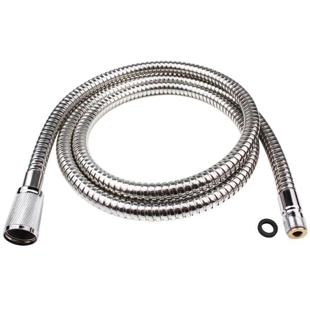 46092000 Pull Out Spray Hose for Grohe Kitchen Faucets Pull Down Kitchen Faucet Hose Replacement for Alira and Ladylux and Euro Plus 59Inch Chrome Finish Chrome Finish