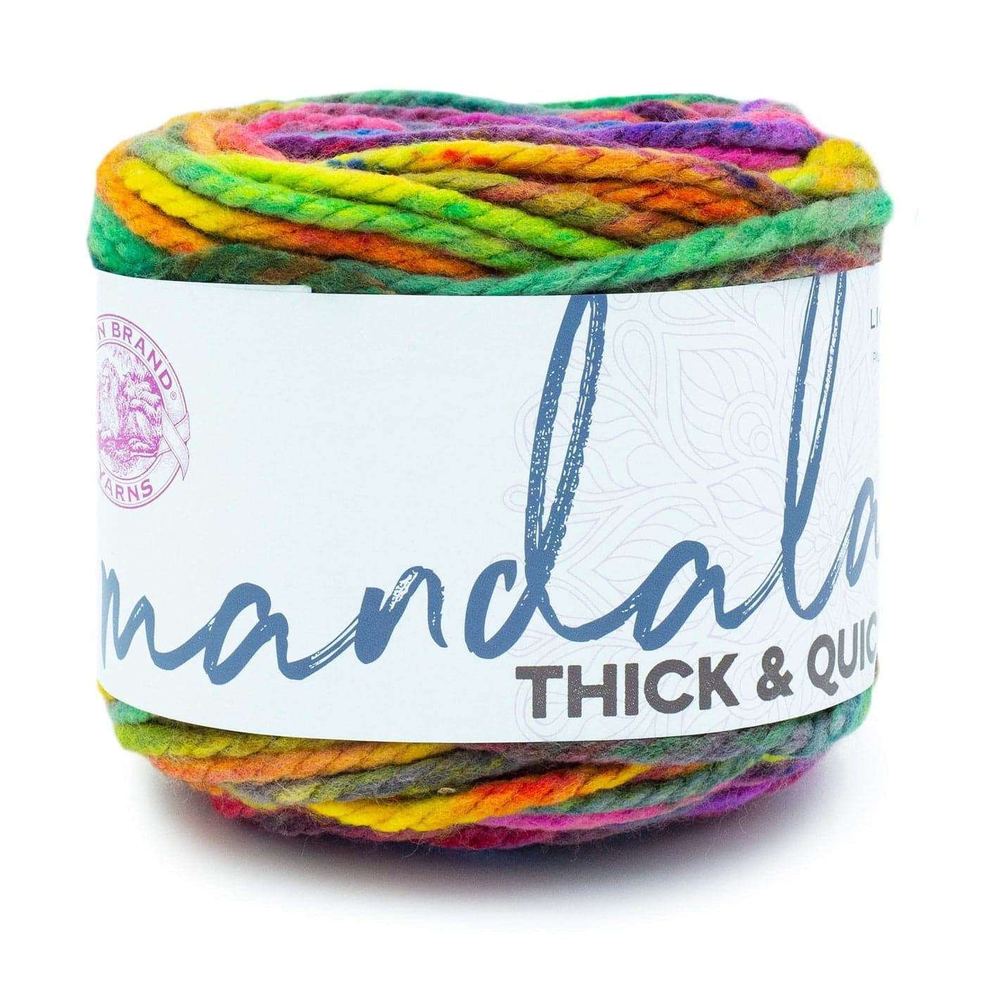 Lion Brand Yarn Mandala Thick Quick Bulky Yarn Swirl 1 Cake