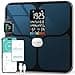 ABLEGRID Body Fat ScaleDigital Smart Bathroom Scale for Body Weight Large Color Display Screen 16 Body Composition Metrics BMI Water Weigh Heart Rate Baby Mode 400lb Rechargeable