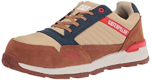 CAT Men's Venward Composite Toe Industrial Shoe, Brown Sugar/Desert Mojave, 11.5
