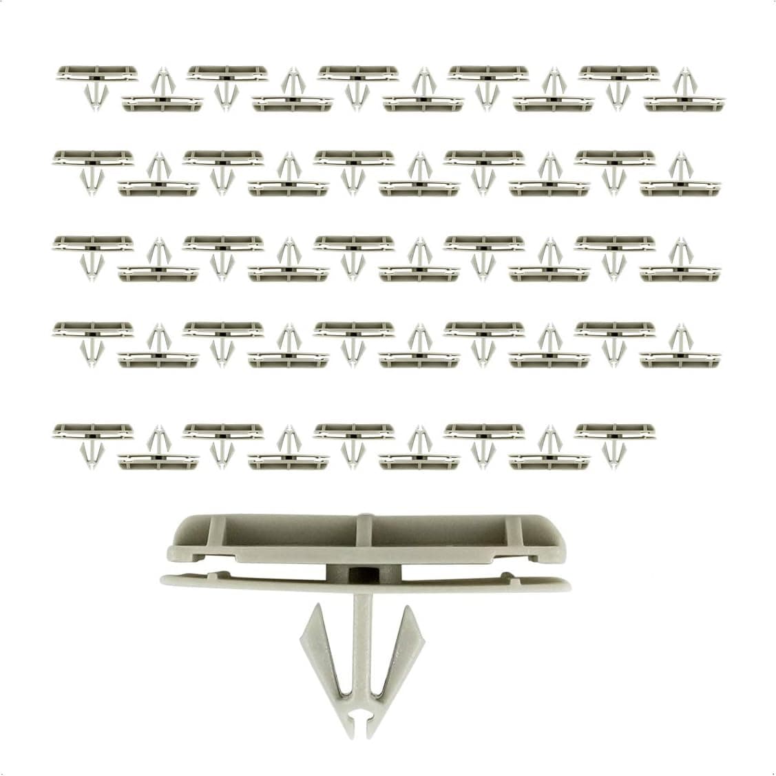 231816133A 50x for Jeep Fender Clips Fender Flare Clips for Jeep Wrangler Fender Clips Fit Jeep JK JL Liberty Gladiator Dodge Nitro Replaces OEM 55157055AA 55157065AA 68039280AA
