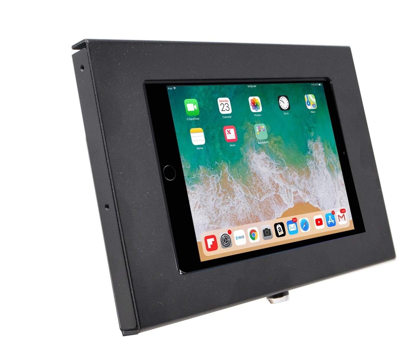 TABcare Locking Security Metal Case for iPad mini Used as Kiosk POS Store Show Display Black iPad mini 45