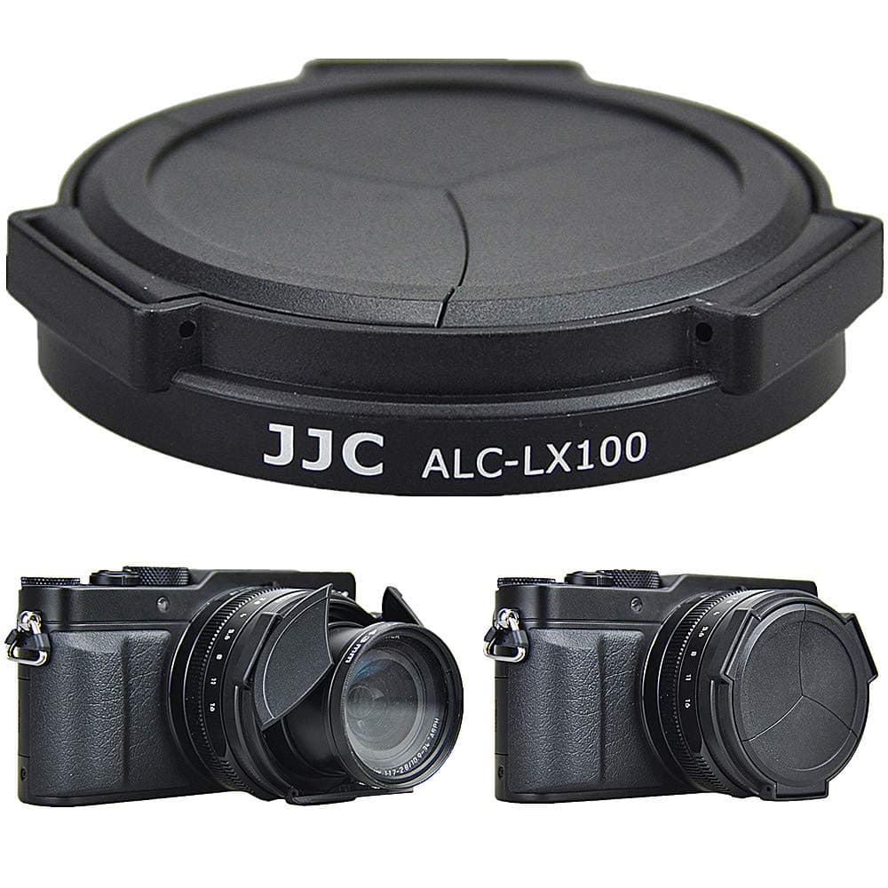 Auto Open and Close Lens Cap Protector for Panasonic Lumix LX100 II (DC-LX100M2) DMC-LX100 Leica D-LUX (Typ 109) D-LUX 7 D-LUX 8 Replaces DMW-LFAC1K Automatic Lens Cap, Fits Filter Thickness Below 8mm