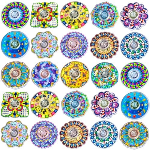 40 Pack Fidget Spinner Fidget Toys MiniParty Favors Easter Basket Goodie Bag Stuffers GiftsStress Relief Sensory Toys for Kids Adults ADHD AutismsTreasure Box Toy for Classroom Prizes Supplies