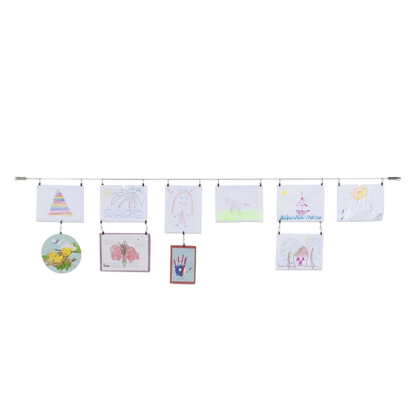 Wallniture Curtain Drape Wire Rod Set for Tapestry Kids Crafts Wall Decor Picture Hanging Kit