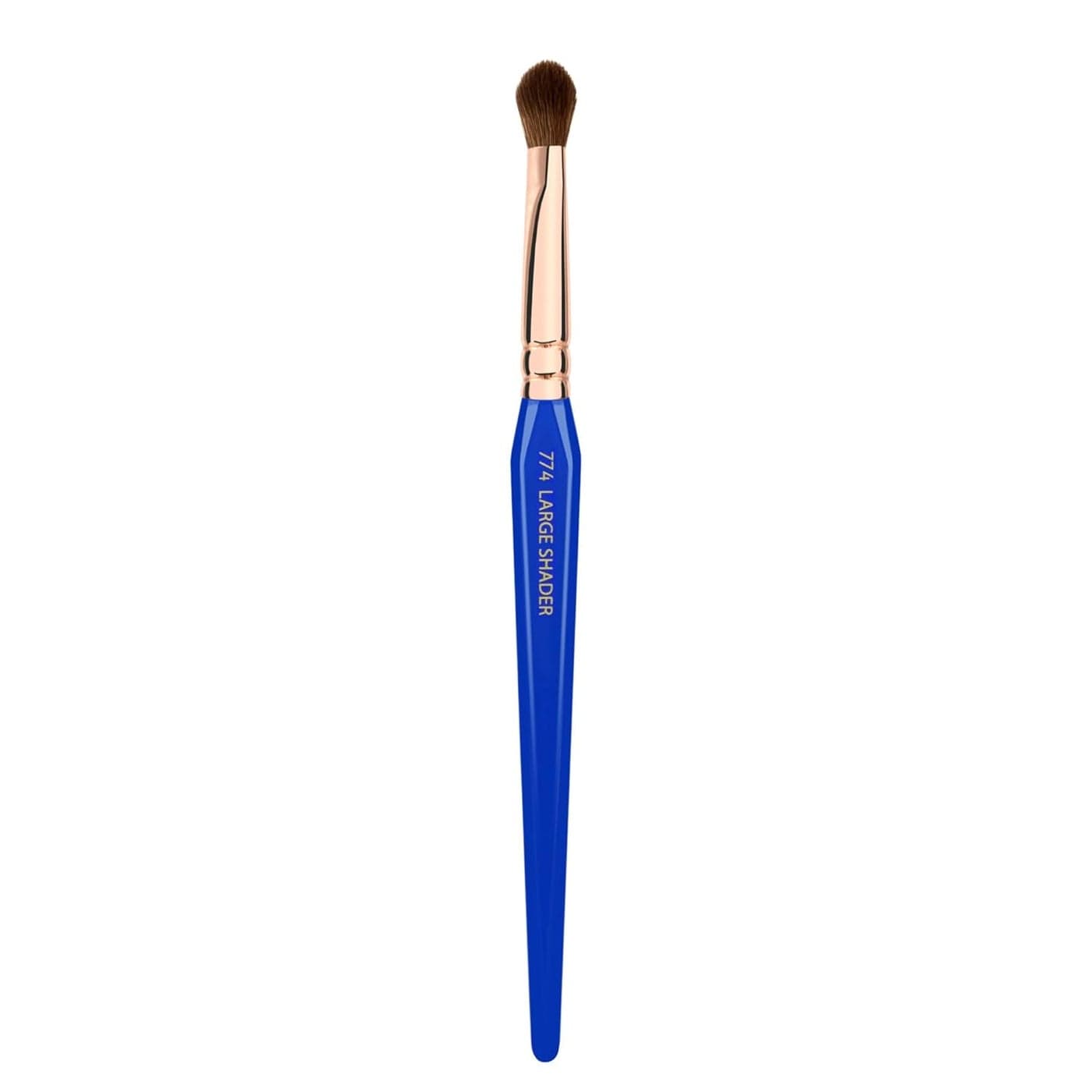 Bdellium Tools Professional Makeup Brush - Golden Triangle 774 Large Shader - With All Vegan and Soft Synthetic Fibers, For Applying & Blending Eyeshadow (Blue, 1pc)