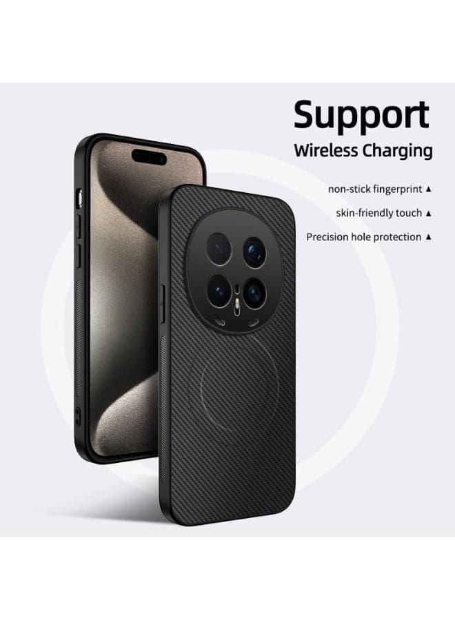 Magnetic Case for Honor Magic 8 Pro , Premium Twill Texture Case, Raised Camera Lens Protection,Military Grade,Fashion Shockproof Honor Magic 8 Pro 5G Cover ,Comfortable Touch