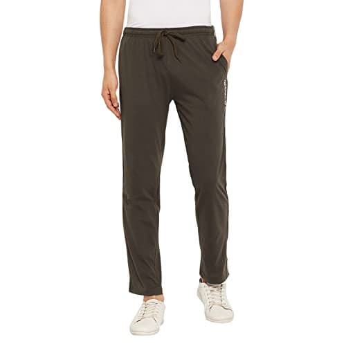 Duke Stardust Men Solid Regular Track Pant (LF5670_Olivine_L)