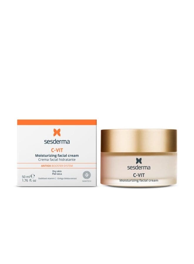 C-VIT Moisturizing Facial Cream, 1.7 Fl Oz (Pack of 1)