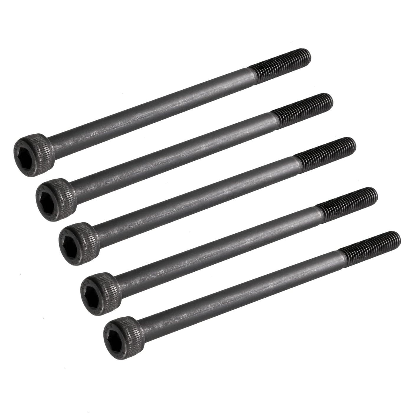 uxcell M6 x 100mm Alloy Steel 129 Grade Hex Socket Head Cap Machine Screw Bolt 5PCS