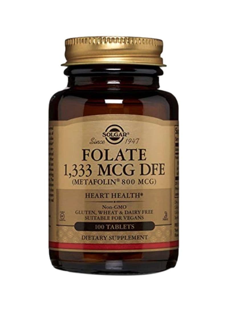 2-Piece Folate DFE Supplement 1333mcg - 100 Tablets